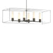 Hubbardton Forge - Six Light Pendant - Portico - Natural Iron- Union Lighting Luminaires Decor