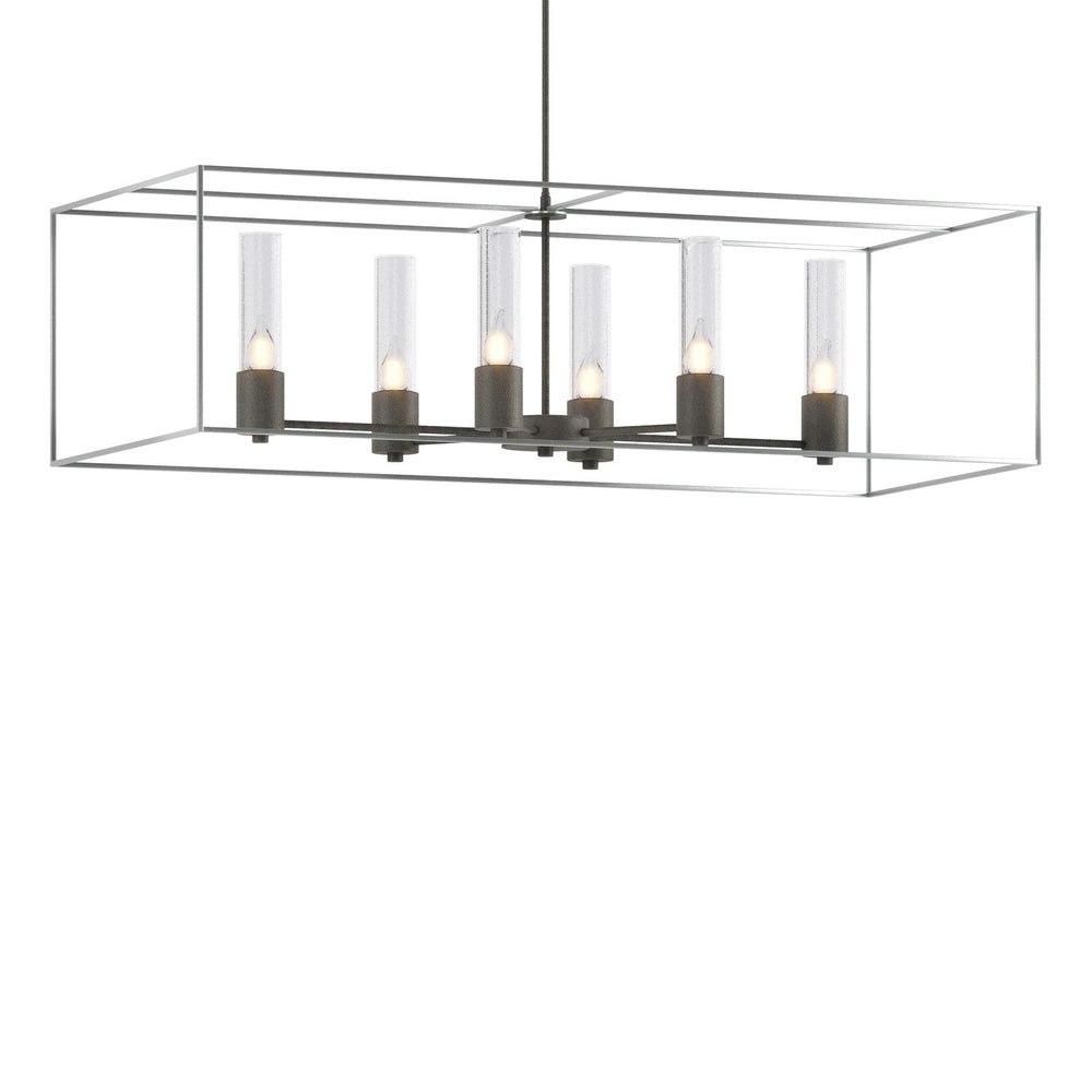 Hubbardton Forge - Six Light Pendant - Portico - Natural Iron- Union Lighting Luminaires Decor