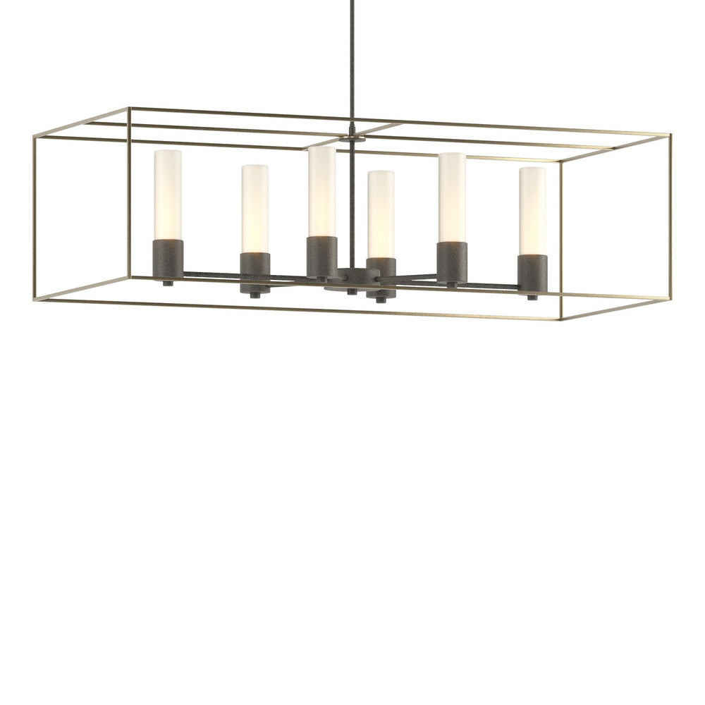 Hubbardton Forge - Six Light Pendant - Portico - Natural Iron- Union Lighting Luminaires Decor