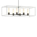 Hubbardton Forge - Six Light Pendant - Portico - Natural Iron- Union Lighting Luminaires Decor