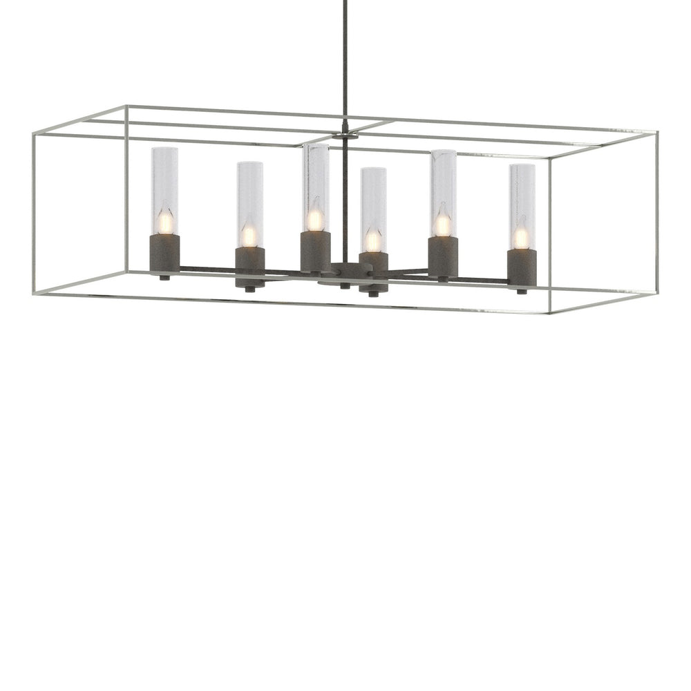 Hubbardton Forge - Six Light Pendant - Portico - Natural Iron- Union Lighting Luminaires Decor