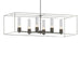 Hubbardton Forge - Six Light Pendant - Portico - Natural Iron- Union Lighting Luminaires Decor
