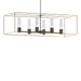 Hubbardton Forge - Six Light Pendant - Portico - Natural Iron- Union Lighting Luminaires Decor