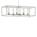Hubbardton Forge - Six Light Pendant - Portico - Vintage Platinum- Union Lighting Luminaires Decor