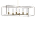 Hubbardton Forge - Six Light Pendant - Portico - Soft Gold- Union Lighting Luminaires Decor