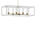 Hubbardton Forge - Six Light Pendant - Portico - Soft Gold- Union Lighting Luminaires Decor