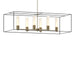 Hubbardton Forge - Six Light Pendant - Portico - Soft Gold- Union Lighting Luminaires Decor