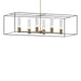 Hubbardton Forge - Six Light Pendant - Portico - Soft Gold- Union Lighting Luminaires Decor