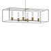 Hubbardton Forge - Six Light Pendant - Portico - Soft Gold- Union Lighting Luminaires Decor