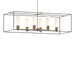 Hubbardton Forge - Six Light Pendant - Portico - Soft Gold- Union Lighting Luminaires Decor