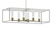 Hubbardton Forge - Six Light Pendant - Portico - Soft Gold- Union Lighting Luminaires Decor