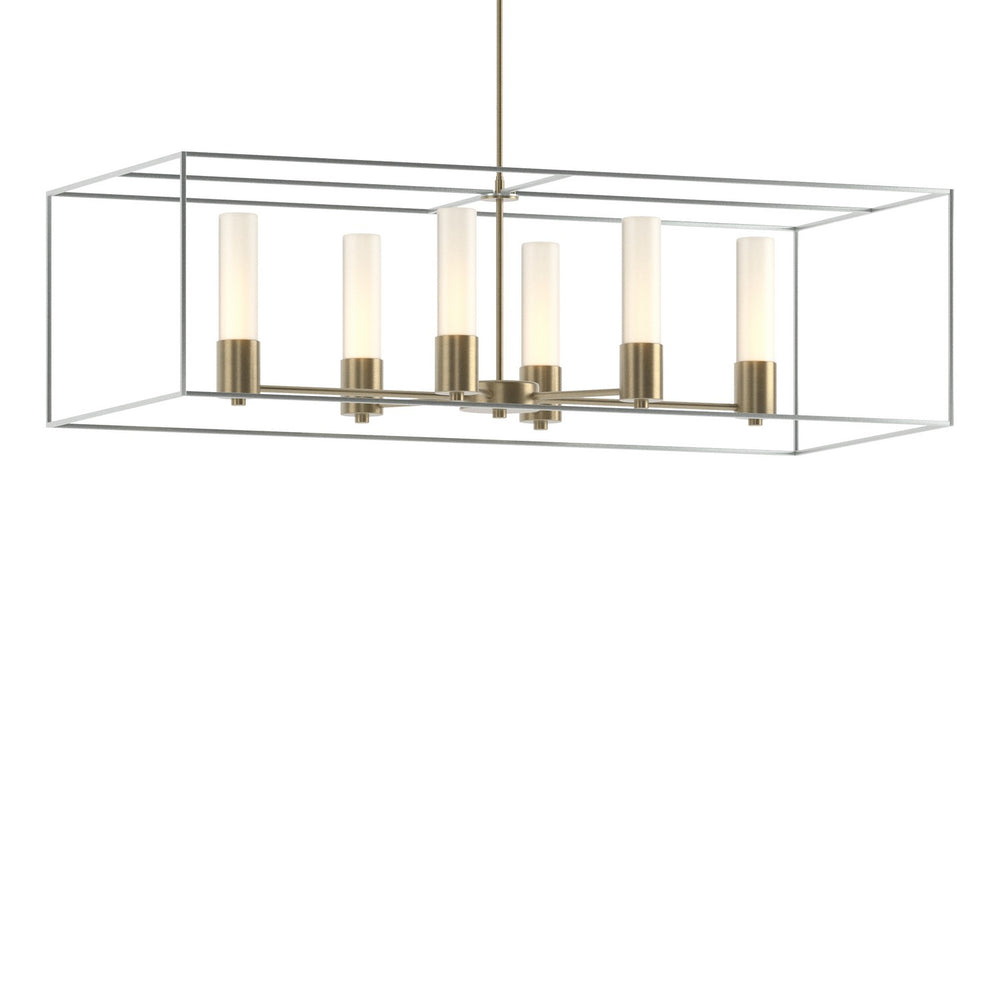 Hubbardton Forge - Six Light Pendant - Portico - Soft Gold- Union Lighting Luminaires Decor