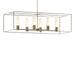 Hubbardton Forge - Six Light Pendant - Portico - Soft Gold- Union Lighting Luminaires Decor