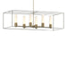 Hubbardton Forge - Six Light Pendant - Portico - Soft Gold- Union Lighting Luminaires Decor