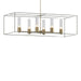 Hubbardton Forge - Six Light Pendant - Portico - Soft Gold- Union Lighting Luminaires Decor
