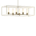 Hubbardton Forge - Six Light Pendant - Portico - Soft Gold- Union Lighting Luminaires Decor