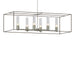 Hubbardton Forge - Six Light Pendant - Portico - Sterling- Union Lighting Luminaires Decor