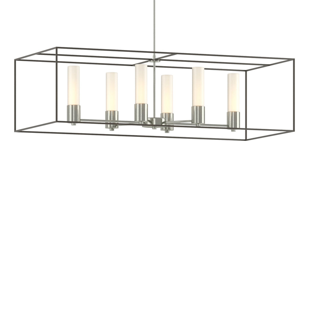 Hubbardton Forge - Six Light Pendant - Portico - Sterling- Union Lighting Luminaires Decor