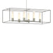 Hubbardton Forge - Six Light Pendant - Portico - Sterling- Union Lighting Luminaires Decor