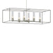 Hubbardton Forge - Six Light Pendant - Portico - Sterling- Union Lighting Luminaires Decor