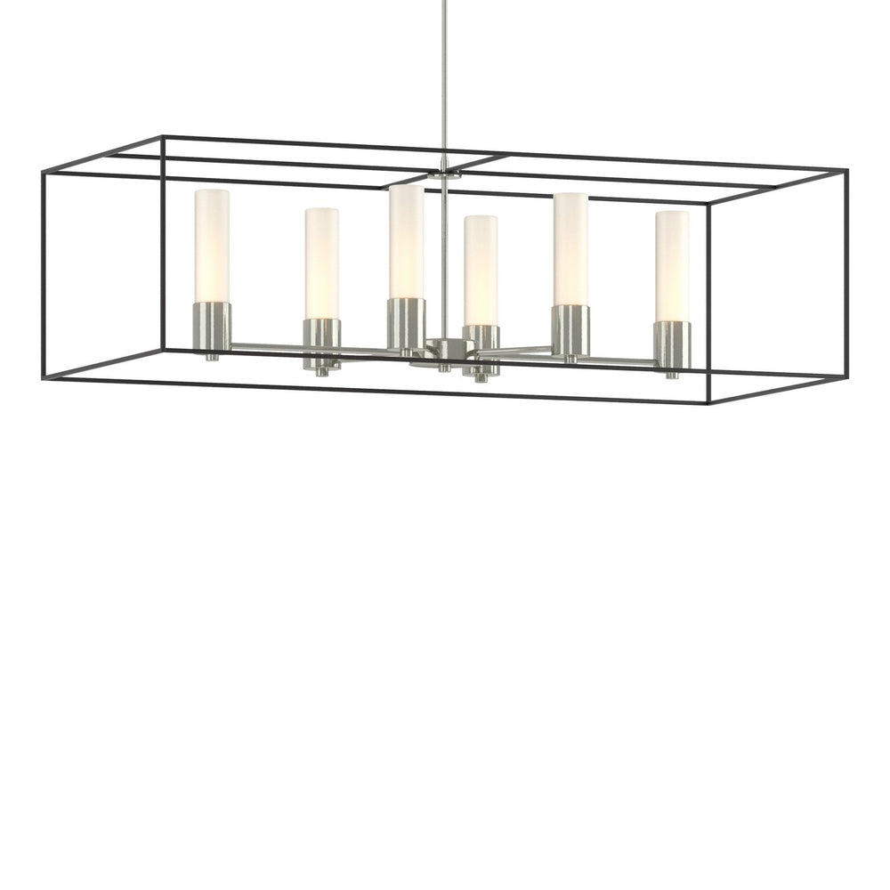 Hubbardton Forge - Six Light Pendant - Portico - Sterling- Union Lighting Luminaires Decor