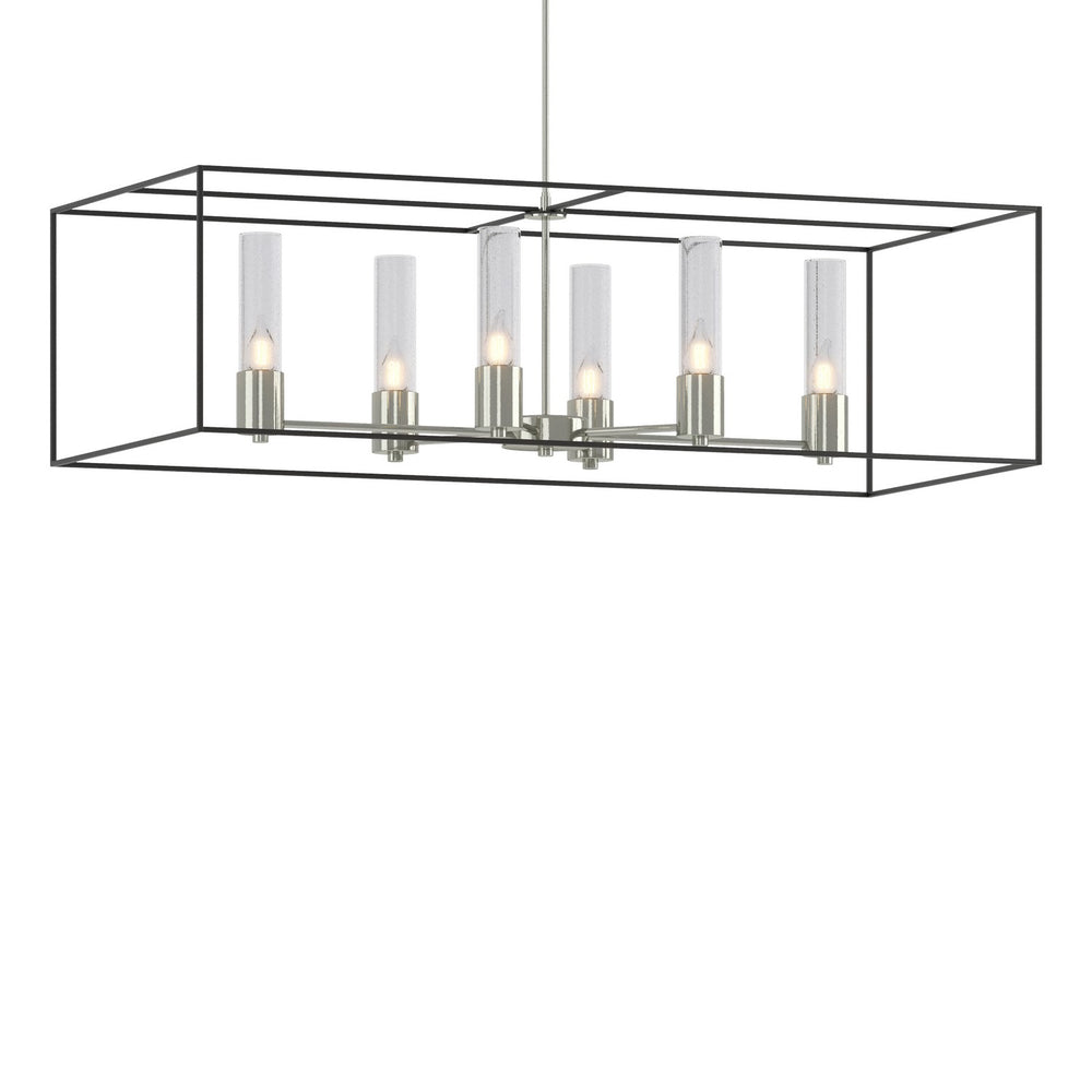Hubbardton Forge - Six Light Pendant - Portico - Sterling- Union Lighting Luminaires Decor