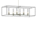 Hubbardton Forge - Six Light Pendant - Portico - Sterling- Union Lighting Luminaires Decor