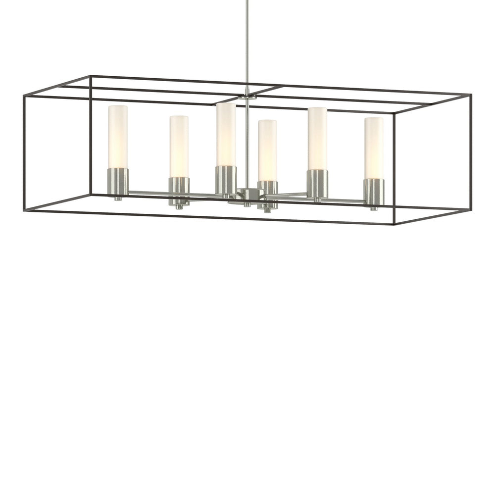 Hubbardton Forge - Six Light Pendant - Portico - Sterling- Union Lighting Luminaires Decor