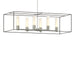 Hubbardton Forge - Six Light Pendant - Portico - Sterling- Union Lighting Luminaires Decor
