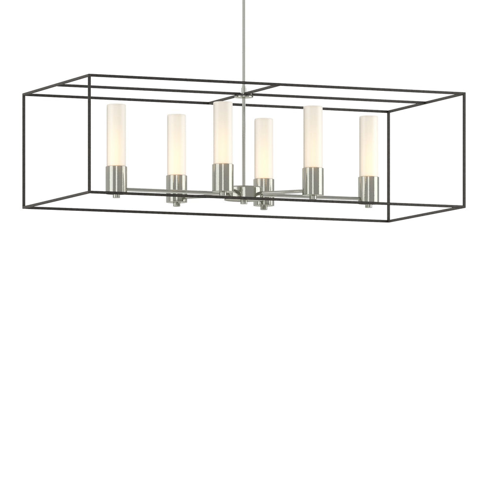 Hubbardton Forge - Six Light Pendant - Portico - Sterling- Union Lighting Luminaires Decor