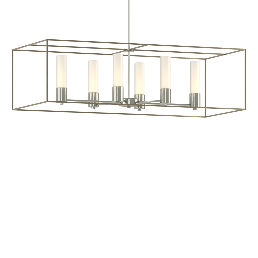 Hubbardton Forge - Six Light Pendant - Portico - Sterling- Union Lighting Luminaires Decor