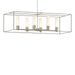 Hubbardton Forge - Six Light Pendant - Portico - Sterling- Union Lighting Luminaires Decor