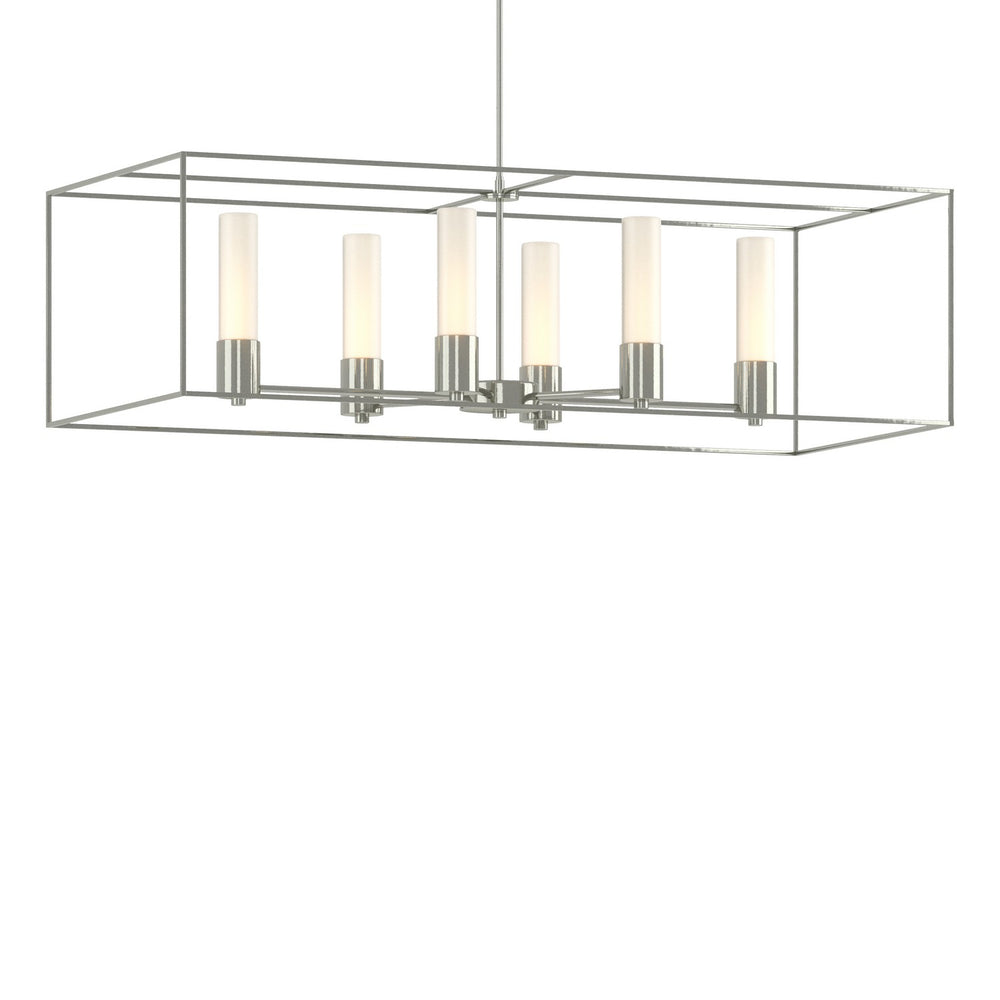 Hubbardton Forge - Six Light Pendant - Portico - Sterling- Union Lighting Luminaires Decor