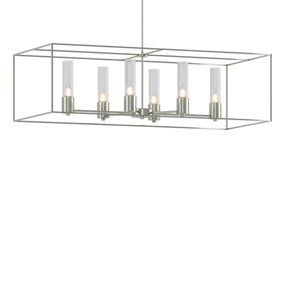 Hubbardton Forge - Six Light Pendant - Portico - Sterling- Union Lighting Luminaires Decor