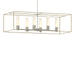 Hubbardton Forge - Six Light Pendant - Portico - Sterling- Union Lighting Luminaires Decor