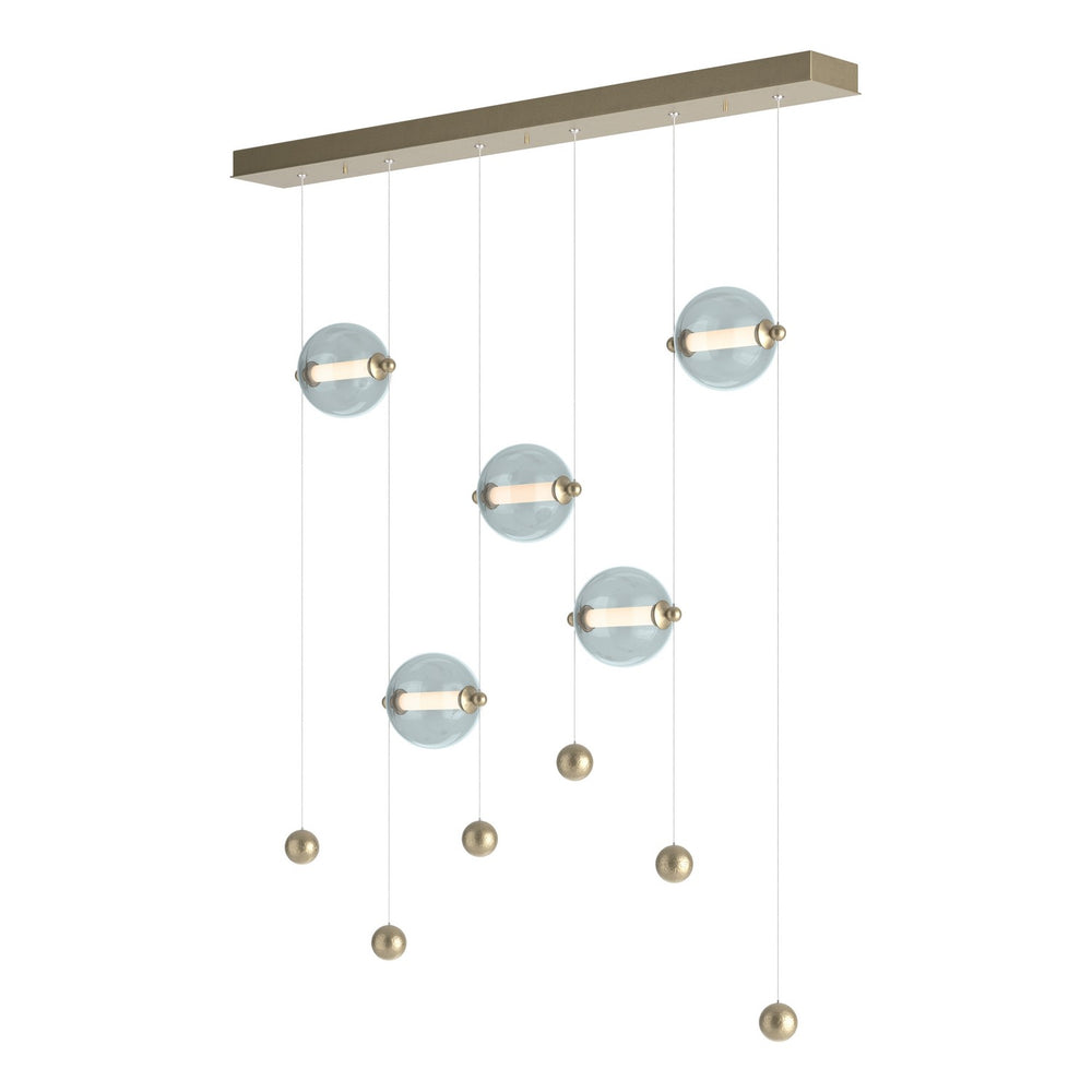 Hubbardton Forge - LED Pendant - Abacus - Soft Gold- Union Lighting Luminaires Decor