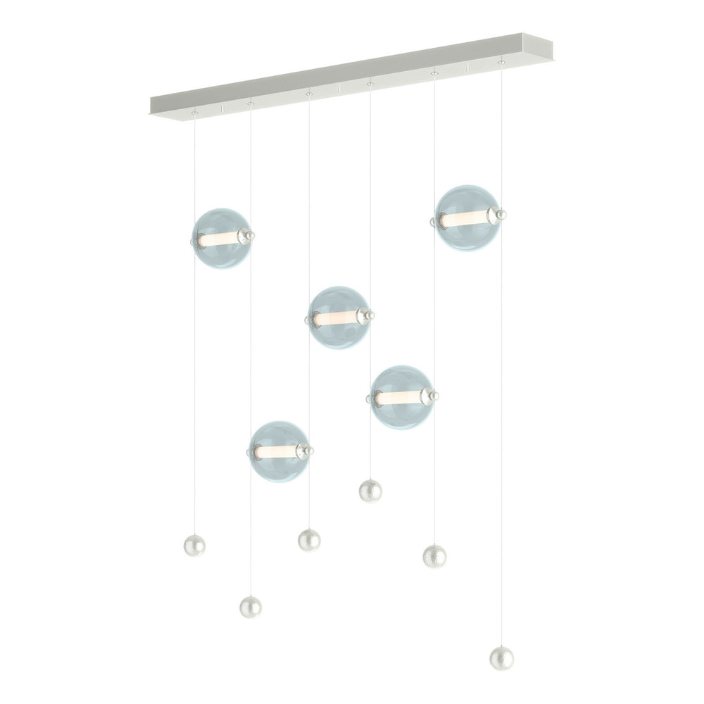 Hubbardton Forge - LED Pendant - Abacus - Sterling- Union Lighting Luminaires Decor