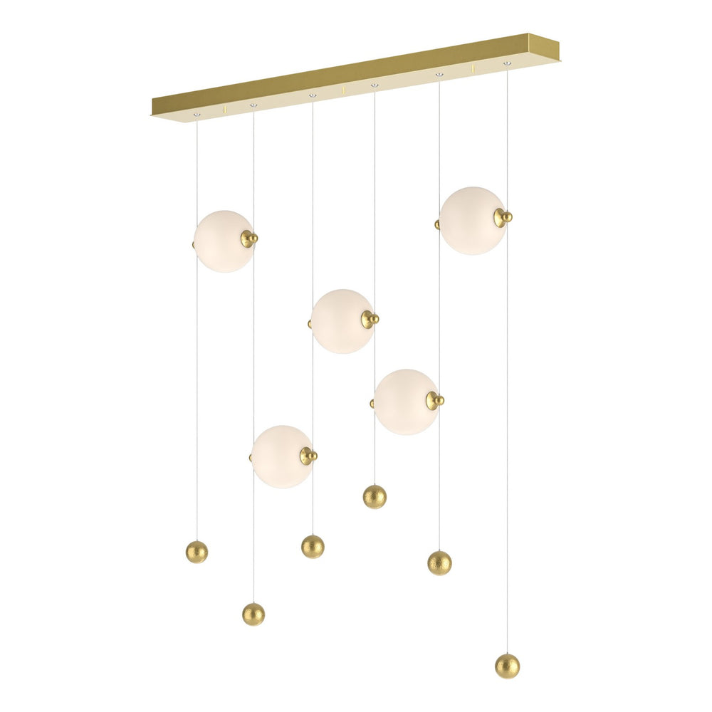Hubbardton Forge - LED Pendant - Abacus - Modern Brass- Union Lighting Luminaires Decor