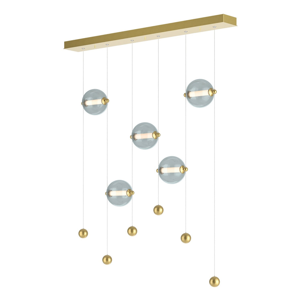 Hubbardton Forge - LED Pendant - Abacus - Modern Brass- Union Lighting Luminaires Decor