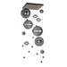 Hubbardton Forge - LED Pendant - Abacus - Oil Rubbed Bronze- Union Lighting Luminaires Decor