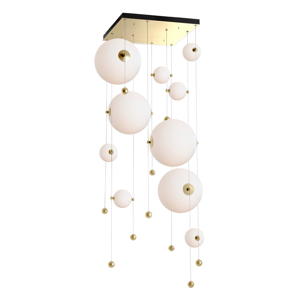 Hubbardton Forge - LED Pendant - Abacus - Modern Brass- Union Lighting Luminaires Decor