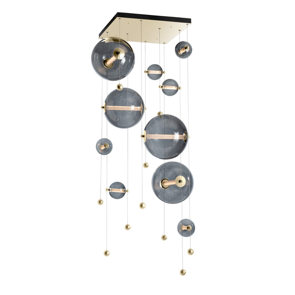 Hubbardton Forge - LED Pendant - Abacus - Modern Brass- Union Lighting Luminaires Decor