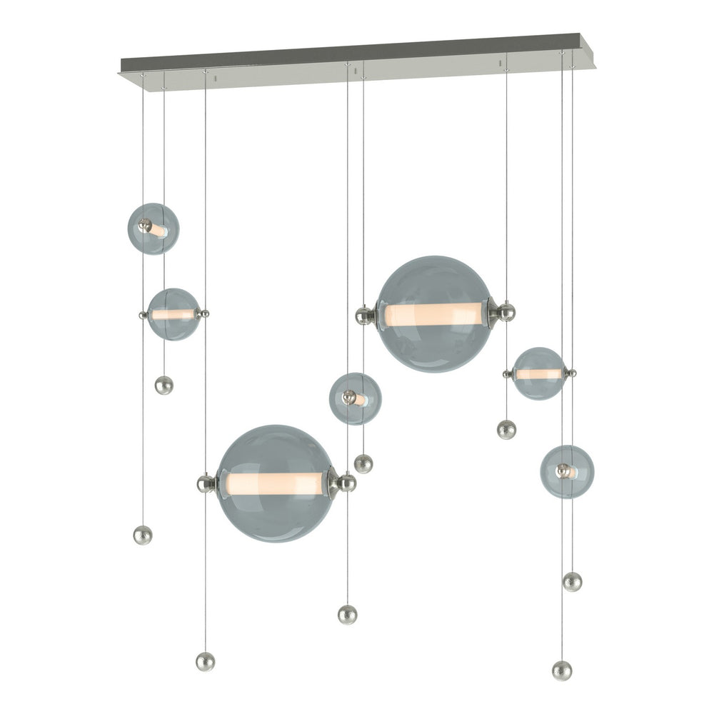Hubbardton Forge - LED Pendant - Abacus - Sterling- Union Lighting Luminaires Decor