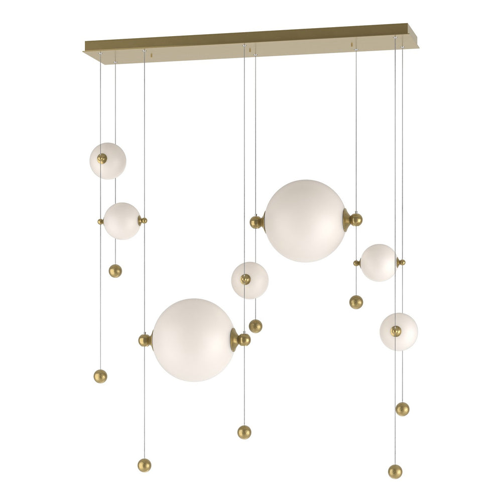 Hubbardton Forge - LED Pendant - Abacus - Modern Brass- Union Lighting Luminaires Decor