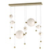 Hubbardton Forge - LED Pendant - Abacus - Modern Brass- Union Lighting Luminaires Decor