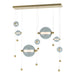 Hubbardton Forge - LED Pendant - Abacus - Modern Brass- Union Lighting Luminaires Decor