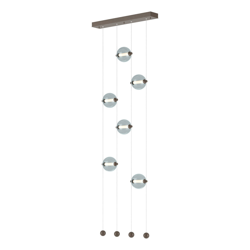 Hubbardton Forge - LED Pendant - Abacus - Bronze- Union Lighting Luminaires Decor