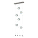 Hubbardton Forge - LED Pendant - Abacus - Dark Smoke- Union Lighting Luminaires Decor