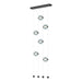 Hubbardton Forge - LED Pendant - Abacus - Black- Union Lighting Luminaires Decor
