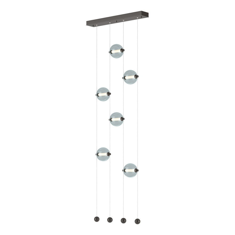 Hubbardton Forge - LED Pendant - Abacus - Oil Rubbed Bronze- Union Lighting Luminaires Decor